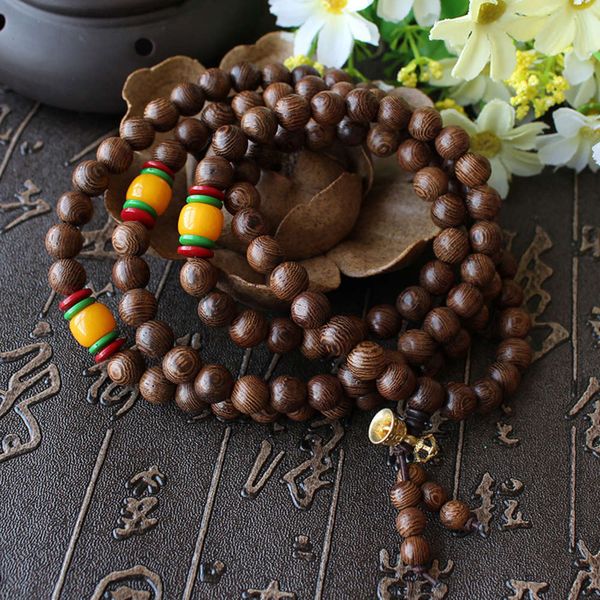 chicken wing wooden bracelet 6.8 mm 108 men's and women's buddha beads multi layer versatile gift, Black
chicken wing wooden bracelet 6.8 mm 108 men's and women's buddha beads multi layer versatile gift, Black
