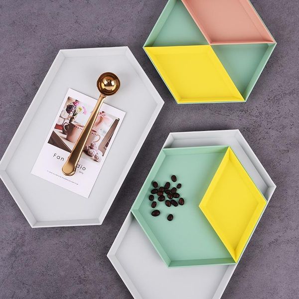 kitchen storage & organization 4 pcs creative geometric polygon plastic tray nordic diamond deskfruit snack taa home decorative plate 
kitchen storage & organization 4 pcs creative geometric polygon plastic tray nordic diamond deskfruit snack taa home decorative plate