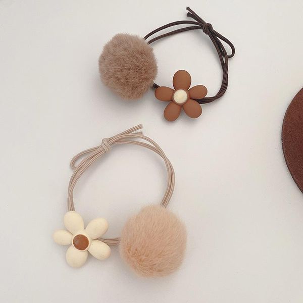 hair accessories autumn and winter korea simple sweet flower hairball rubber band rope fashion girl children's ponytail, Slivery;white
hair accessories autumn and winter korea simple sweet flower hairball rubber band rope fashion girl children's ponytail, Slivery;white