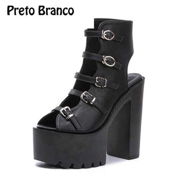 fashion thick heel platform sandals high fang shuitai hollow fish mouth women, Black
fashion thick heel platform sandals high fang shuitai hollow fish mouth women, Black
