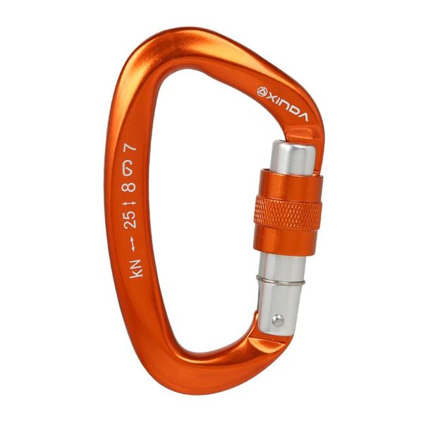 cords, slings and webbing 25kn aluminum d shape safety lock carabiner outdoor rock climbing buckle equipment
cords, slings and webbing 25kn aluminum d shape safety lock carabiner outdoor rock climbing buckle equipment