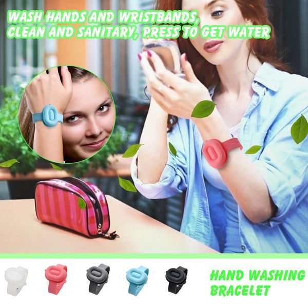 hand sanitizer dispensing portable bracelet wristband dispenser essential tools for going out soap storage box#p30 bottles & jars
hand sanitizer dispensing portable bracelet wristband dispenser essential tools for going out soap storage box#p30 bottles & jars