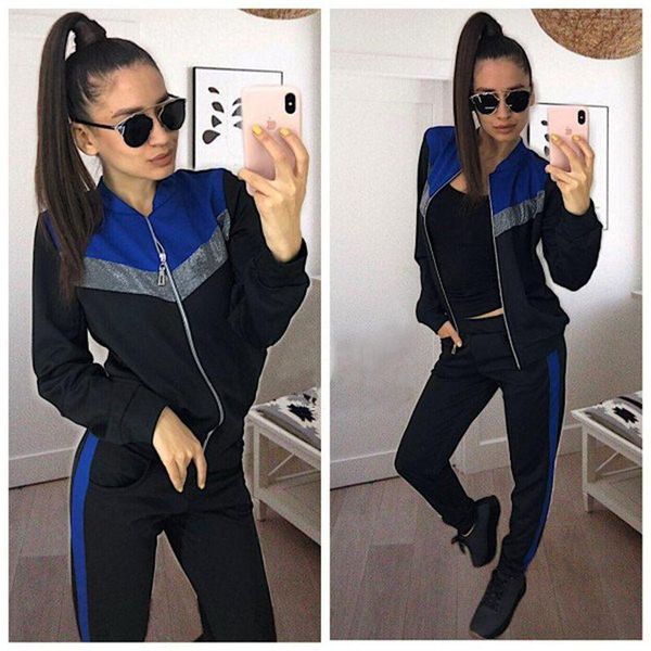maxdiroo women casual 2 pieces outfits tracksuit set color block full zip stand collar sweatshirt women's two piece pants, White
maxdiroo women casual 2 pieces outfits tracksuit set color block full zip stand collar sweatshirt women's two piece pants, White
