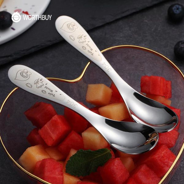 spoons worthbuy 2 pcs/set cartoon kids spoon 304 stainless steel soup with long handle serving set kitchen ladle scoop
spoons worthbuy 2 pcs/set cartoon kids spoon 304 stainless steel soup with long handle serving set kitchen ladle scoop