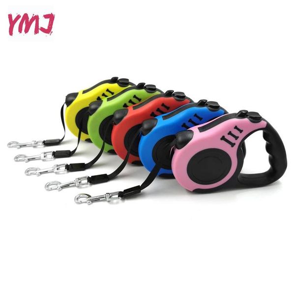 3m/5m retractable dog leash of bone print puppy auto traction rope nylon walking for small dogs cats pet leads 6 colors collars & leashes
3m/5m retractable dog leash of bone print puppy auto traction rope nylon walking for small dogs cats pet leads 6 colors collars & leashes