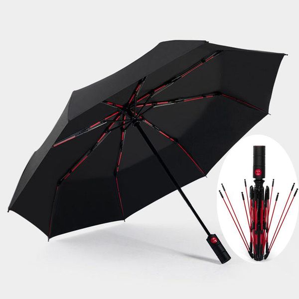 umbrellas luxury full automatic business men red 8 ribs three folding male female umbrella rain women windproof parasol gift
umbrellas luxury full automatic business men red 8 ribs three folding male female umbrella rain women windproof parasol gift