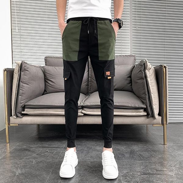 summer thin pants men fashion 2021 korean slim fit harem multi pockets ankle length casual joggers clothing 36-27 men's, Black
summer thin pants men fashion 2021 korean slim fit harem multi pockets ankle length casual joggers clothing 36-27 men's, Black