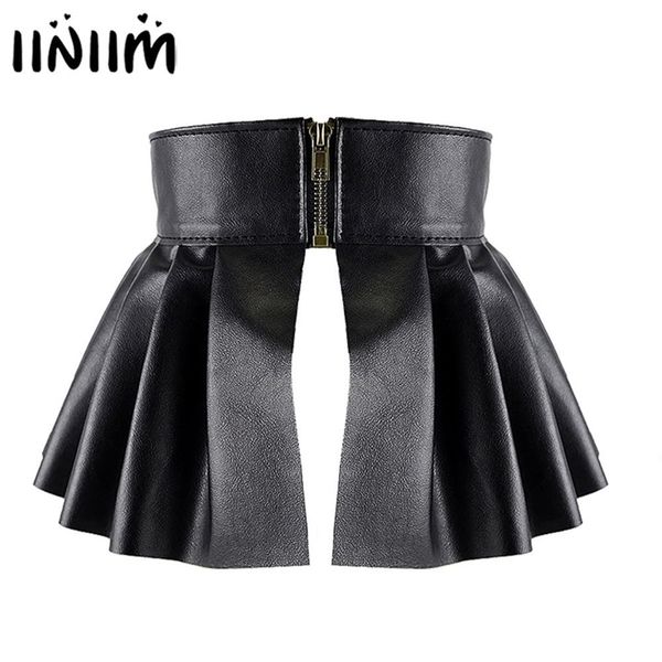 womens ladies skirts faux leather pleated split embellished studded a-line mini skirt for parties clubwear 210619, Black
womens ladies skirts faux leather pleated split embellished studded a-line mini skirt for parties clubwear 210619, Black