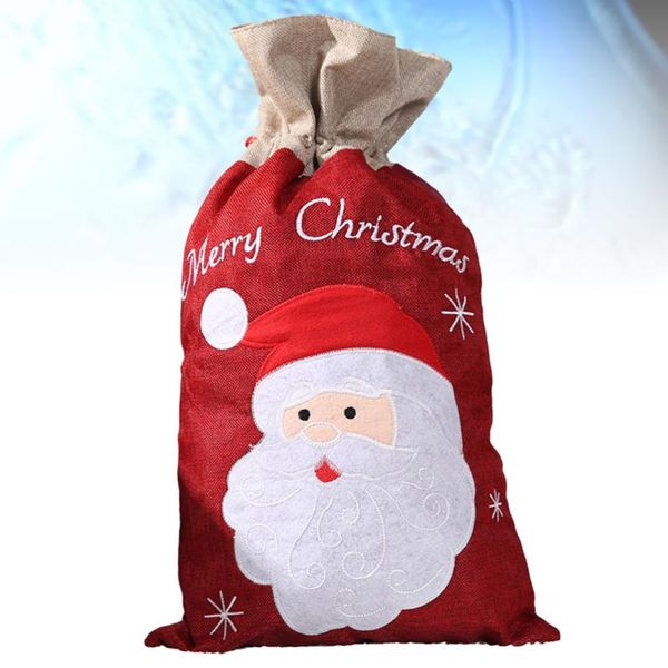 christmas decorations 1pc drawstring gift bag linen present pouch apples - size (santa claus)
christmas decorations 1pc drawstring gift bag linen present pouch apples - size (santa claus)