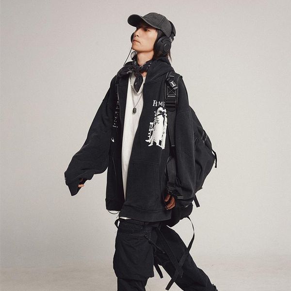 women's hoodies & sweatshirts women autumn american streetwear poster printed hip hop oversized black sweatshirt harajuku zip up female
women's hoodies & sweatshirts women autumn american streetwear poster printed hip hop oversized black sweatshirt harajuku zip up female