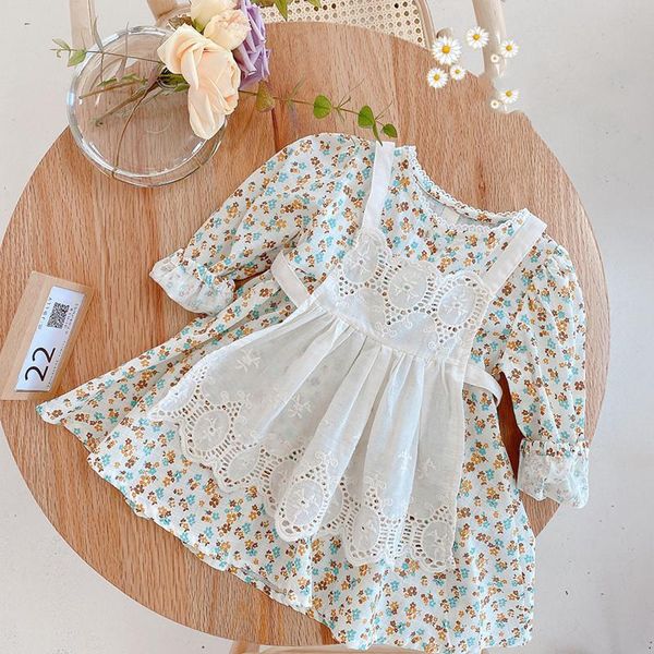 girl's dresses spring summer cute daisy long sleeve little princess baby girl 2pcs lace apron dress outfit clothing, Red;yellow
girl's dresses spring summer cute daisy long sleeve little princess baby girl 2pcs lace apron dress outfit clothing, Red;yellow