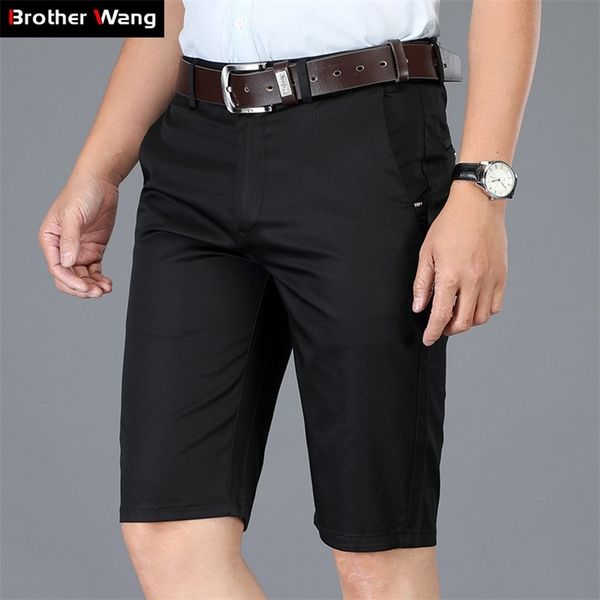 classic style summer men's slim casual shorts business fashion solid color elastic force cotton khaki short pants brand 210716, White;black
classic style summer men's slim casual shorts business fashion solid color elastic force cotton khaki short pants brand 210716, White;black