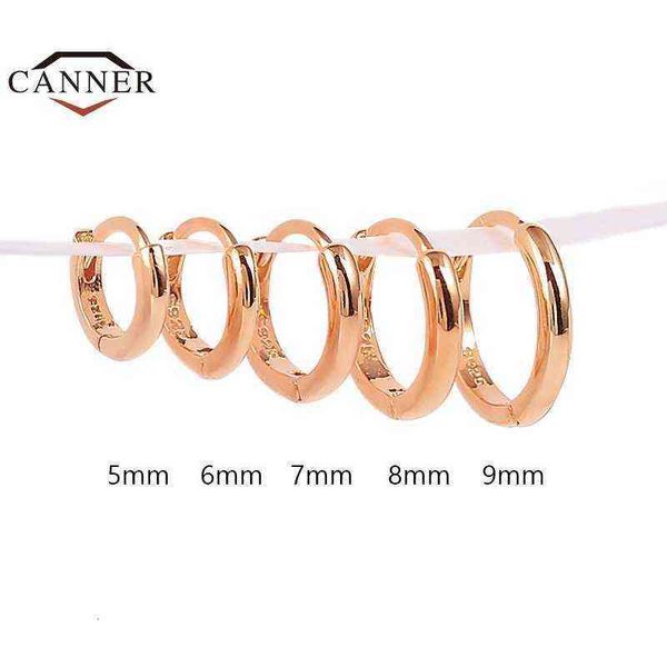 canner 5/6/7/8/9mm real 925 sterling sier hoop earrings for women piercing earings round circle earring jewelry pendientes, Golden
canner 5/6/7/8/9mm real 925 sterling sier hoop earrings for women piercing earings round circle earring jewelry pendientes, Golden