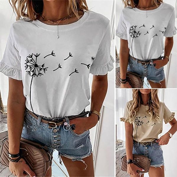 women's t-shirt fashion women ladies short sleeve t shirt floral printed clothes summer oversized female streetwear, White
women's t-shirt fashion women ladies short sleeve t shirt floral printed clothes summer oversized female streetwear, White
