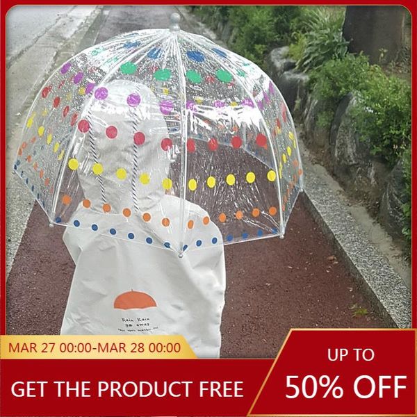 umbrellas children's windproof and rainproof colorful wave dot transparent baby cute street
umbrellas children's windproof and rainproof colorful wave dot transparent baby cute street