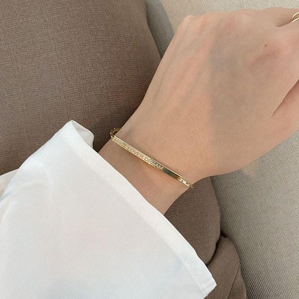 adjustable bracelet for women captivate metal letter loved dream bar slider party cz golden bangle jewelry pulseira feminina charm bracelets, Golden;silver
adjustable bracelet for women captivate metal letter loved dream bar slider party cz golden bangle jewelry pulseira feminina charm bracelets, Golden;silver