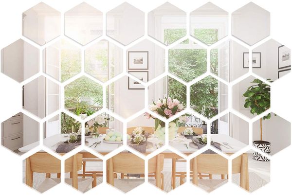 wallpaper 100mm*85mm*50mm 12 pcs/set 3d mirror hexagon vinyl removable wall sticker decal home decor art
wallpaper 100mm*85mm*50mm 12 pcs/set 3d mirror hexagon vinyl removable wall sticker decal home decor art