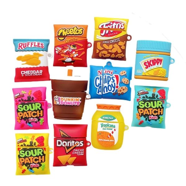 3d cute snacks coffee chips crisps sweets cases earphones silicone full protect cover for apple airpods 1 2 pro 3 headphone case
3d cute snacks coffee chips crisps sweets cases earphones silicone full protect cover for apple airpods 1 2 pro 3 headphone case