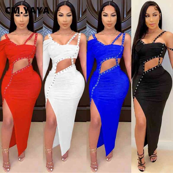 one shoulder full sleeve womens dresses hollow out ankle length sheath elastic solid party summer fashion, Black;gray
one shoulder full sleeve womens dresses hollow out ankle length sheath elastic solid party summer fashion, Black;gray