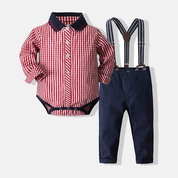 boys clothing sets kids suits infant outfit baby clothes long sleeve striped rompers jumpsuit suspenders trousers pants 2pcs gentleman birth, White
boys clothing sets kids suits infant outfit baby clothes long sleeve striped rompers jumpsuit suspenders trousers pants 2pcs gentleman birth, White