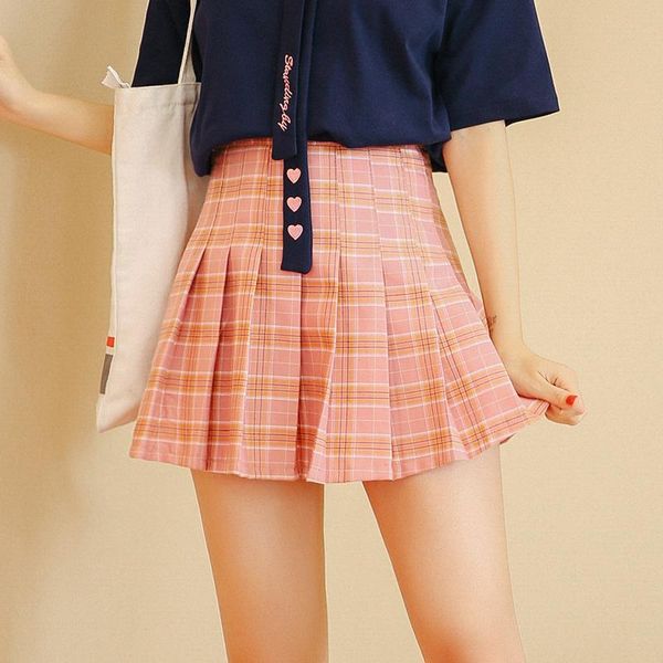 skirts japanese preppy style summer women mini skirt high waist gray pink plaid cute kawaii elegant girl's cotton pleated, Black
skirts japanese preppy style summer women mini skirt high waist gray pink plaid cute kawaii elegant girl's cotton pleated, Black