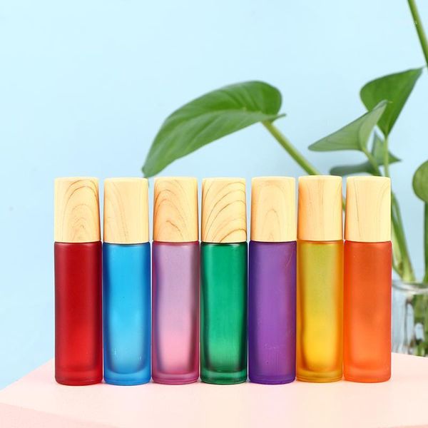 storage bottles & jars 10ml portable thick glass roller vial essential oil perfume container travel refillable frosted colorful roll ball bo
storage bottles & jars 10ml portable thick glass roller vial essential oil perfume container travel refillable frosted colorful roll ball bo