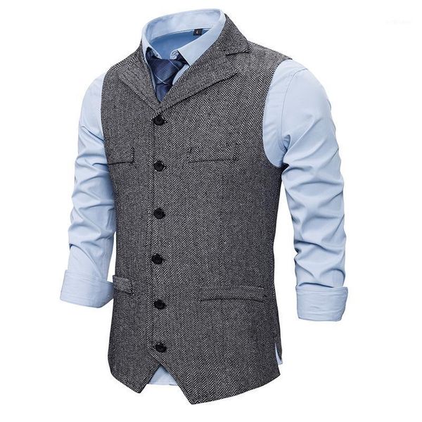 men's vests autumn business vest clothing male lapel casual men suit with pockets outerwear chaleco hombre, Black;white
men's vests autumn business vest clothing male lapel casual men suit with pockets outerwear chaleco hombre, Black;white