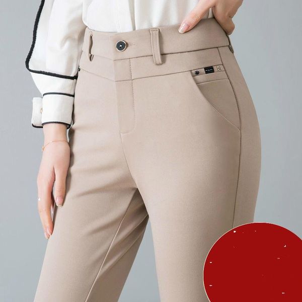 women's pants & capris 2021 middle aged and old women summer button high waist elastic straight female stretch office ladies trousers a, Black;white
women's pants & capris 2021 middle aged and old women summer button high waist elastic straight female stretch office ladies trousers a, Black;white