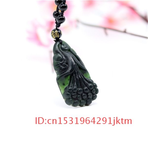 black carved amulet accessories jewelry green for obsidian chinese jade flower magnolia gifts charm natural men pendant necklace, Silver
black carved amulet accessories jewelry green for obsidian chinese jade flower magnolia gifts charm natural men pendant necklace, Silver