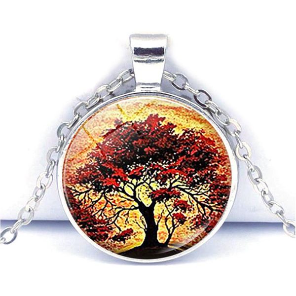 chains fashion tree of life cabochon glass pendant statement necklace sweater chain charm steampunk jewelry accessories creative gifts, Silver
chains fashion tree of life cabochon glass pendant statement necklace sweater chain charm steampunk jewelry accessories creative gifts, Silver