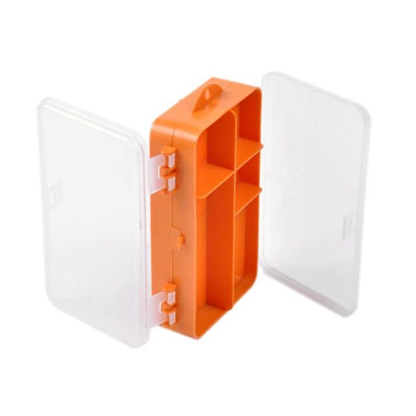* 8.3 4.1cm double sided transparent visible plastic fishing lure hook tackle box 9 compartments for pesca accessories
* 8.3 4.1cm double sided transparent visible plastic fishing lure hook tackle box 9 compartments for pesca accessories