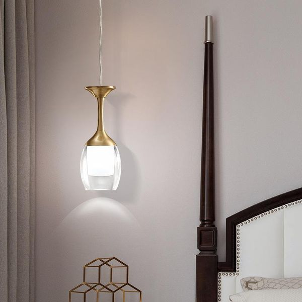 nordic copper bedside chandelier creative personality restaurant bedroom lamp modern minimalist single head pendant lamps
nordic copper bedside chandelier creative personality restaurant bedroom lamp modern minimalist single head pendant lamps