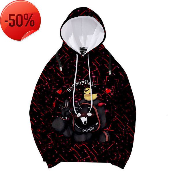 sweatshirts cross border badboyhalo european and american net red printing surrounding women's detachable hooded loose sweater, Black
sweatshirts cross border badboyhalo european and american net red printing surrounding women's detachable hooded loose sweater, Black