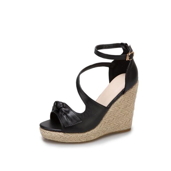 sandals summer women leisure slope heel concise comfortable lovely sweet office lady bowknot decoration multicolor, Black
sandals summer women leisure slope heel concise comfortable lovely sweet office lady bowknot decoration multicolor, Black