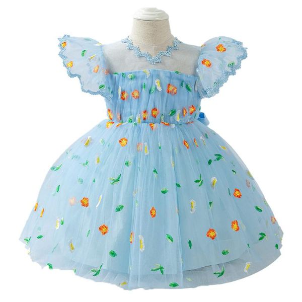 girl's dresses summer girl dress birthday party princess children polka dots gown flower wedding tutu fluffy vestidos, Red;yellow
girl's dresses summer girl dress birthday party princess children polka dots gown flower wedding tutu fluffy vestidos, Red;yellow