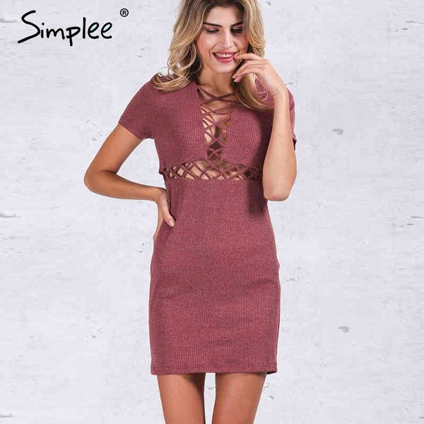 autumn winter knitted lace up women red bodycon vestidos elegant party short sleeve girls dress 210414, Black;gray
autumn winter knitted lace up women red bodycon vestidos elegant party short sleeve girls dress 210414, Black;gray