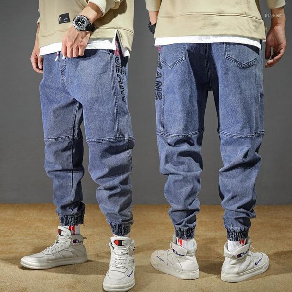 men's jeans 2021 spring harlan denim pants hip-hop style loose cowboy trousers male street brand clothing, Blue
men's jeans 2021 spring harlan denim pants hip-hop style loose cowboy trousers male street brand clothing, Blue