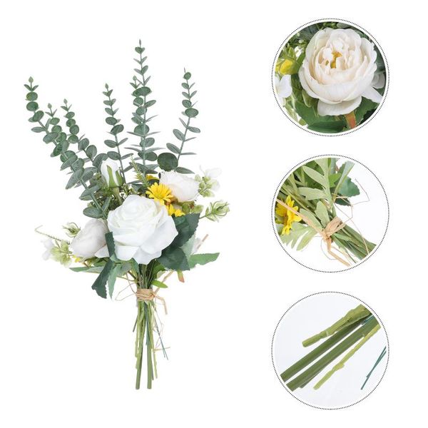 decorative flowers & wreaths 1pc artificial bouquet wedding pography prop chic flower ornament
decorative flowers & wreaths 1pc artificial bouquet wedding pography prop chic flower ornament