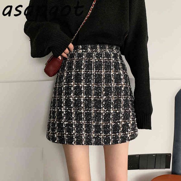 asapgot style autumn vintage plaid skirts tweed short high waist slim wrap hip a-line plus size faldas mujer moda streetwear 210429, Black
asapgot style autumn vintage plaid skirts tweed short high waist slim wrap hip a-line plus size faldas mujer moda streetwear 210429, Black