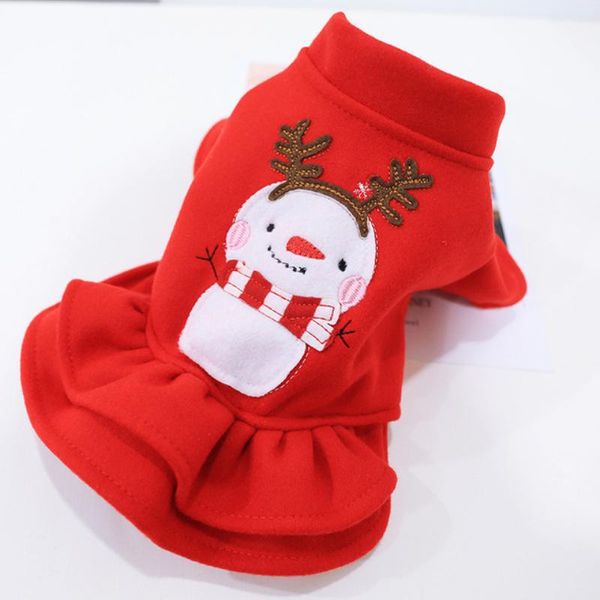 dog apparel pet clothes winter thicken cotton christmas snowman pattern red warm skirt for small middle coat gift
dog apparel pet clothes winter thicken cotton christmas snowman pattern red warm skirt for small middle coat gift