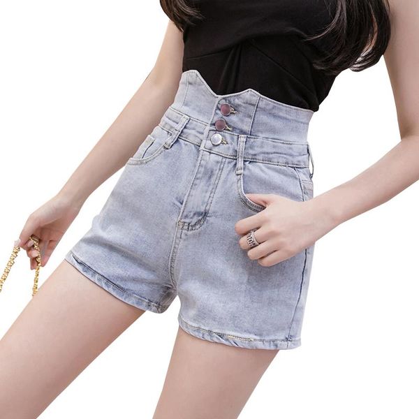 women jeans short summer beach streetwear high waist cotton elastic casual fashion women's, Blue
women jeans short summer beach streetwear high waist cotton elastic casual fashion women's, Blue