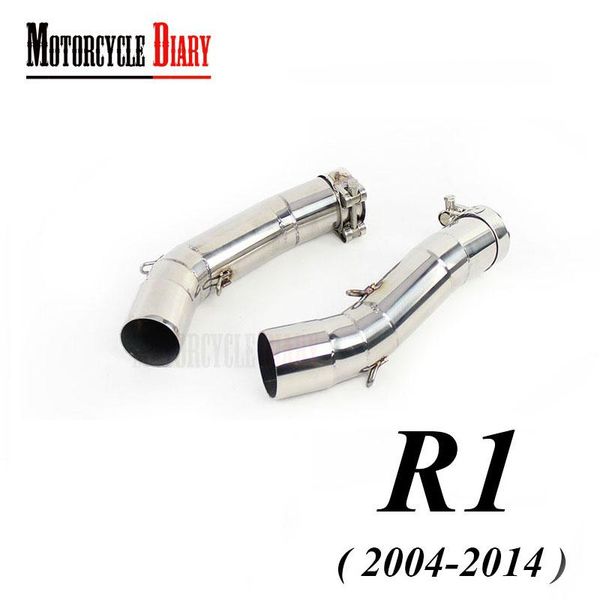 motorcycle exhaust system 51mm slip-on middle mid link pipe double akrapoviccc muffler escape moto for yzf r1 2004-2006 2007-2008 09-14
motorcycle exhaust system 51mm slip-on middle mid link pipe double akrapoviccc muffler escape moto for yzf r1 2004-2006 2007-2008 09-14
