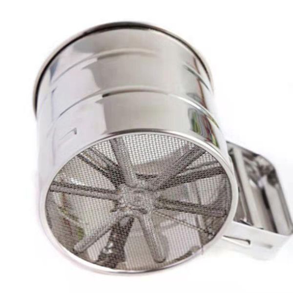 1pcs handheld flour shaker stainless steel mesh sieve cup icing sugar bake tool semi-automatic cake utensils cocoa powder baking & pastry to
1pcs handheld flour shaker stainless steel mesh sieve cup icing sugar bake tool semi-automatic cake utensils cocoa powder baking & pastry to