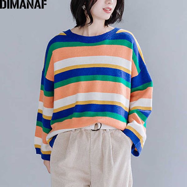 plus size women sweater knitted pullover lady rainbow striped long sleeve basic casual female clothes autumn winter 210531, White;black
plus size women sweater knitted pullover lady rainbow striped long sleeve basic casual female clothes autumn winter 210531, White;black