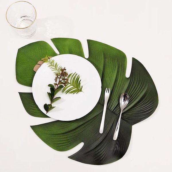 mats & pads 45*38cm large size monstera shaped table mat tropical leaf placemat dining eva eco-friendly placemats cup
mats & pads 45*38cm large size monstera shaped table mat tropical leaf placemat dining eva eco-friendly placemats cup