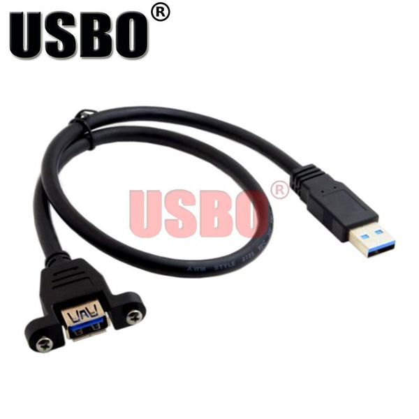 audio cables & connectors black 0.5m 0.8m usb3.0 male to female extension cable with screw hole fixed lockable front rear panel
audio cables & connectors black 0.5m 0.8m usb3.0 male to female extension cable with screw hole fixed lockable front rear panel