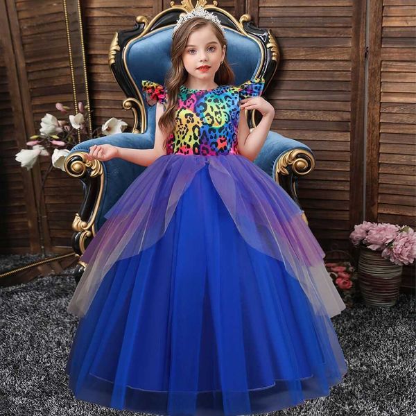 new children's halloween costumes middle school children's long dress cosplay masquerade ball dress, Red;yellow