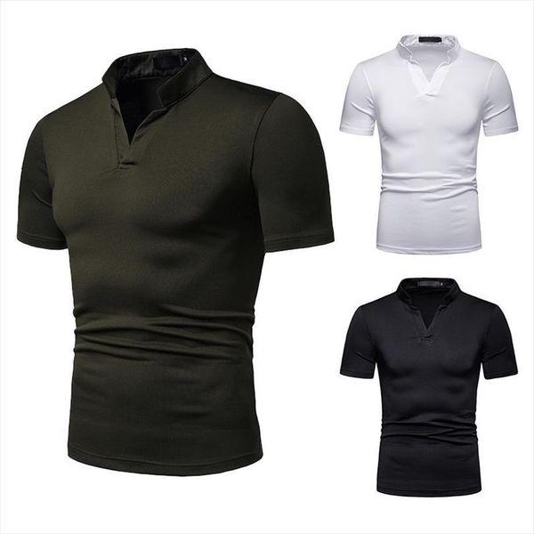 pure color high elastic force mens polo summer quality cotton shirt short sleeve business casual fit, White;black
pure color high elastic force mens polo summer quality cotton shirt short sleeve business casual fit, White;black