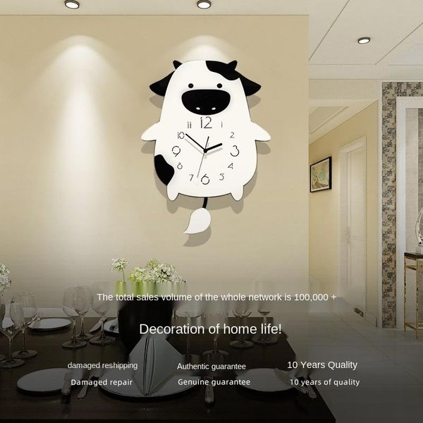 creative cow cartoon wall clock children's room decoration simple cute modeling classroom acrylic diy custom clocks
creative cow cartoon wall clock children's room decoration simple cute modeling classroom acrylic diy custom clocks