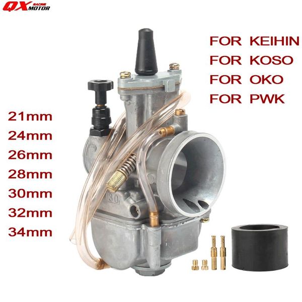 motorcycle fuel system carburetor carburador for oko keihin koso 21 24 26 28 30 32 34mm with power jet racing moto dirt bike atv scooter
motorcycle fuel system carburetor carburador for oko keihin koso 21 24 26 28 30 32 34mm with power jet racing moto dirt bike atv scooter